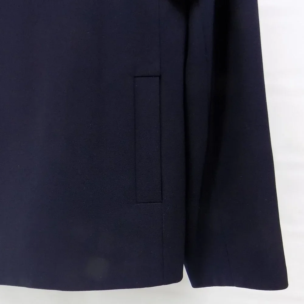 Worthington Navy Blue/Linen Zip-Front Suit Jacket and Tank Blouse Sz 18 READ NWT - Picture 5 of 16